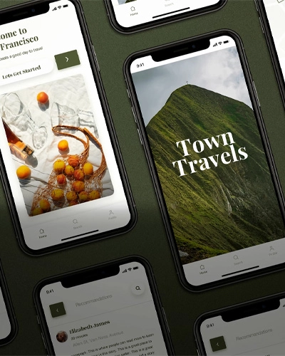Web Design & Web Development Mockups